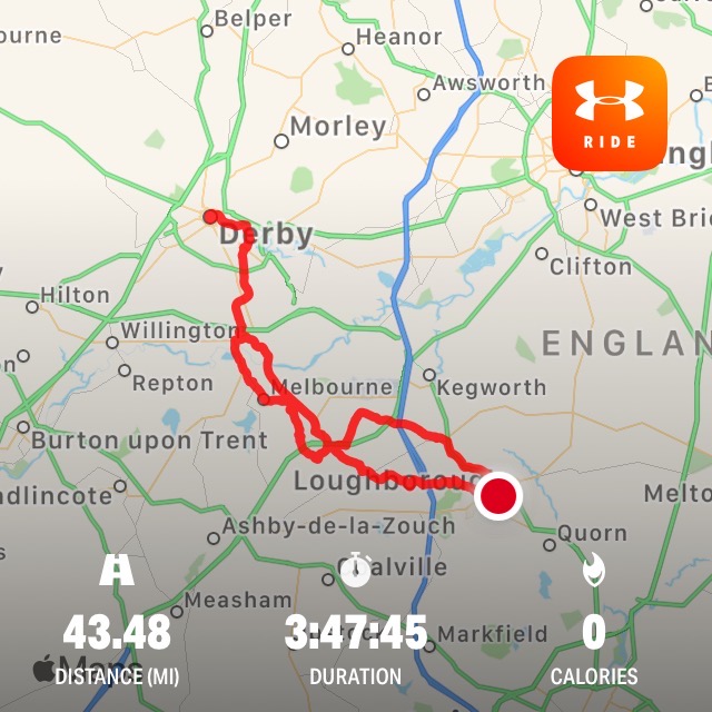 My Derby City route